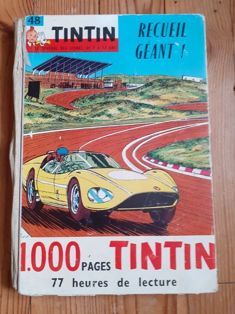 Recueil Géant Tintin Ancien - 1000 pages / 77h de lecture Album N°48 (1960/1961)