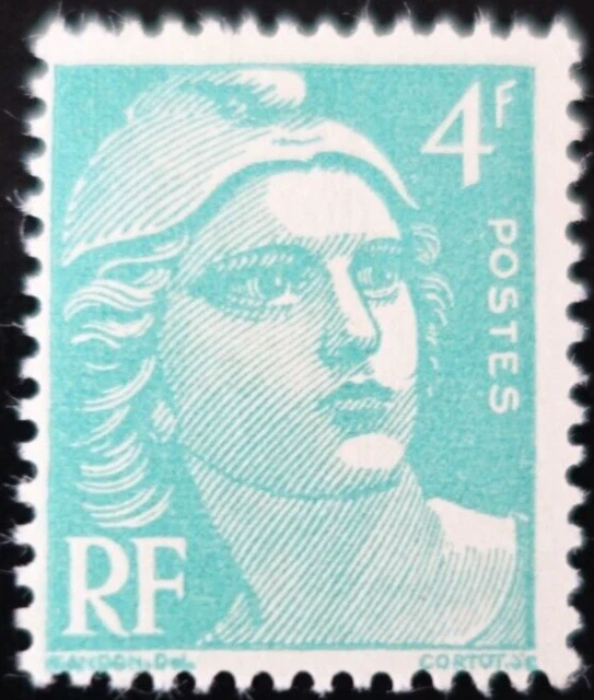 FRANKREICH BRIEFMARKE MARIANNE De Gandon N°807 neuer Stempel Luxus MNH ...