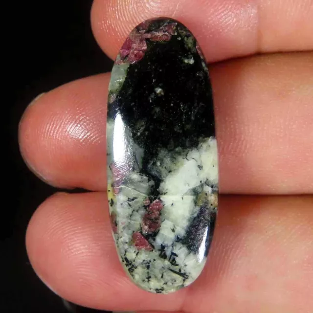 26.30Cts 100%Natural Super Eudialyte Oval Cabochon 13x33x5mm Loose Gemstone