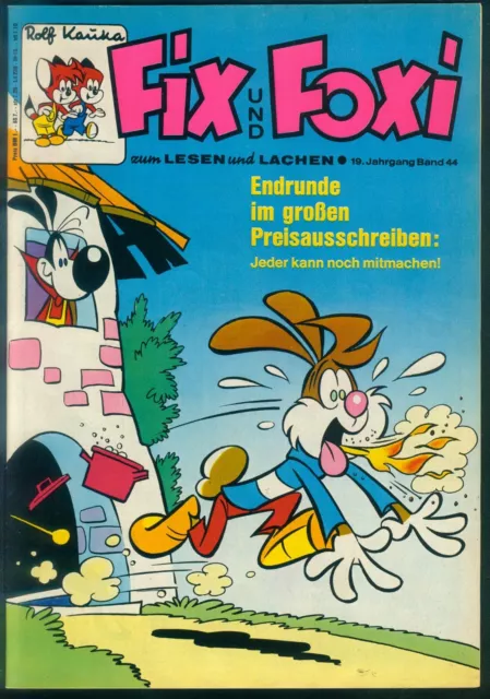 Rolf Kauka´s Fix + Foxi 19.Jahrgang Nr.44 von 1971 mit Winni - TOP Z0-1