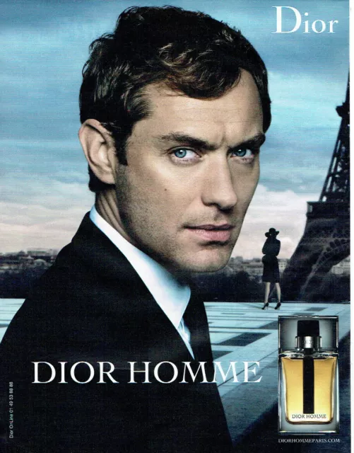 PUBLICITE ADVERTISING 056 2010 Dior homme parfum Jude Law EUR 3 00 PicClick FR