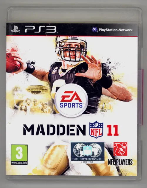 Madden NFL 11 PS3 Sony PlayStation 3 Game + Manual + Free Postage VGC
