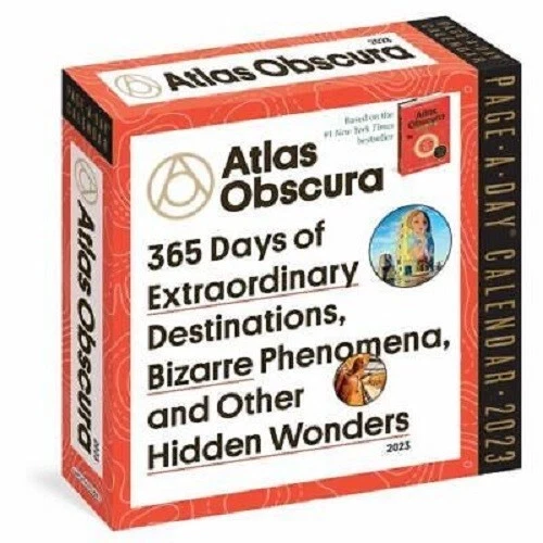 ATLAS OBSCURA AYear PageADay Calendar 2023 365 Days of