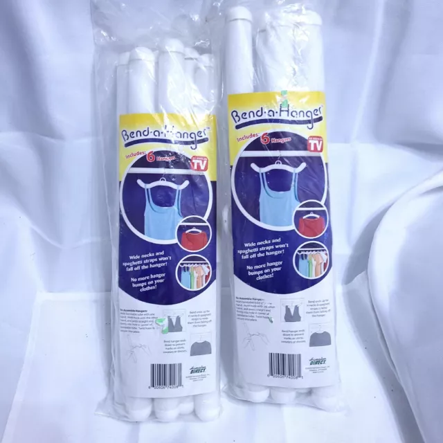 Bend A Hanger 12 Pack - As Seen On Tv - No More Hanger Bumps, Spaghetti Straps