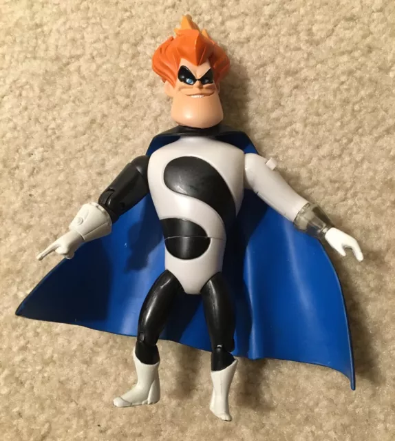 Disney Store Exclusive Incredibles Syndrome Toy Action Figure 6.5" Tall Lights