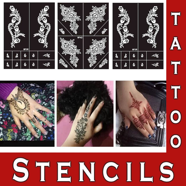 Pochoir Autocollant Henné Emojis