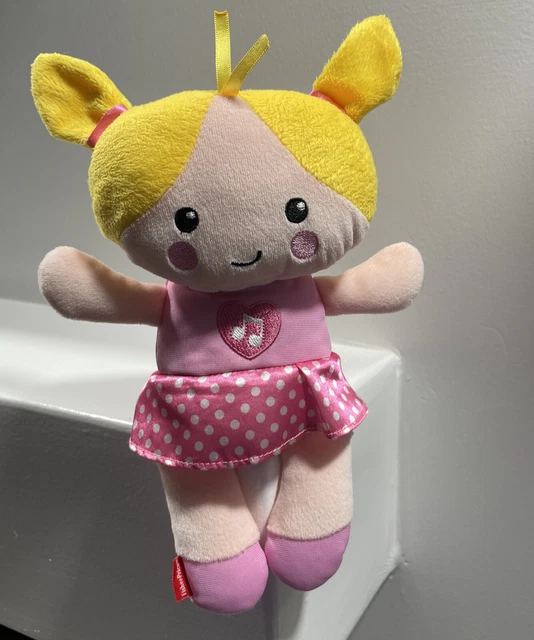 Fisher Price Plush Sweet & Silly Interactive Baby Doll Stuffed Animal 10"