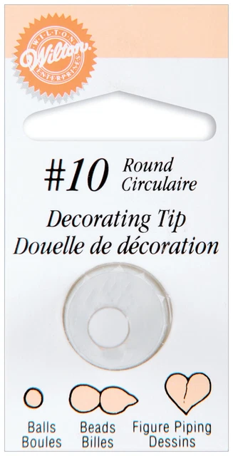 Punta de decoración-#10 redonda - W418-10