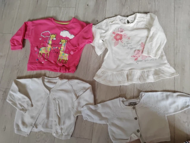 Enorme pacchetto di vestiti per bambine 6-9 mesi 30 articoli inc NEXT, Gap, giglio e Da #5 2