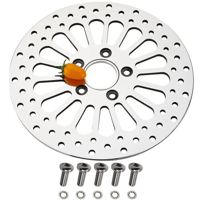 11.5" Rear Brake Rotor For Harley Sportster, Softail, Dyna, Touring – 420 Stainless Steel