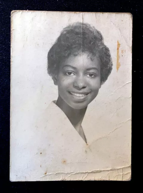 1950s  African-American Girl Wallet Graduation Photo