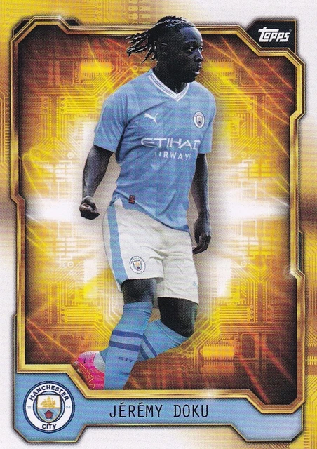 Cartes à Collectionner Topps Manchester City 2024/2025 - 28 Cartes Avec Autographes Rares