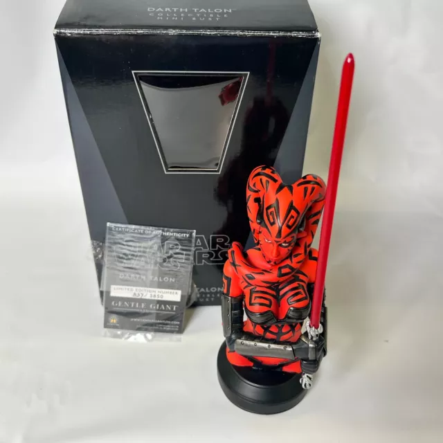 Star Wars Darth Talon Legacy Collectible Mini Bust 2010 Gentle Giant 537 / 3850