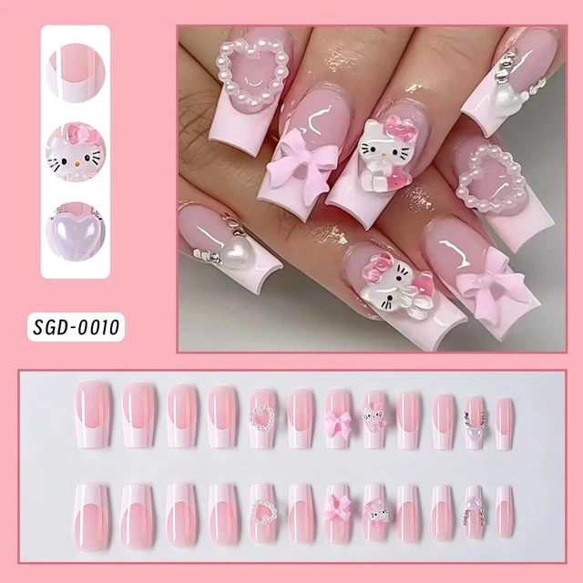Set De 100 Capsules Faux Ongles Peggy Sage - Couleur Nude Pink - 10 Formes Différentes - Neuf Avec Boîte