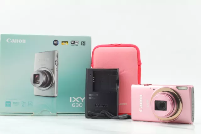 [Near MINT]  Canon IXY 630 Powershot Pink Digital Camera 12x zoom From JAPAN