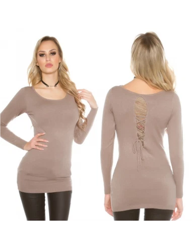 Maglia maglietta maglione maglioncino pullover cardigan abito mini vestito donna