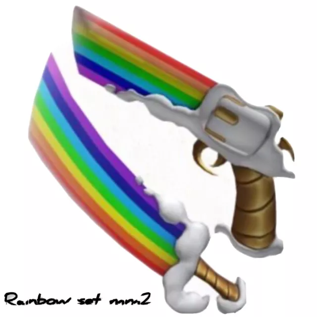 Mm2 Rainbow set- heartblade for rh : r/crosstradingroblox