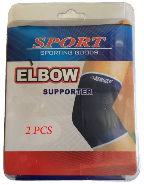 2pcs/pk Elbow Brace Support Tennis Sports Compression Sleeve Pain Relief Therapy