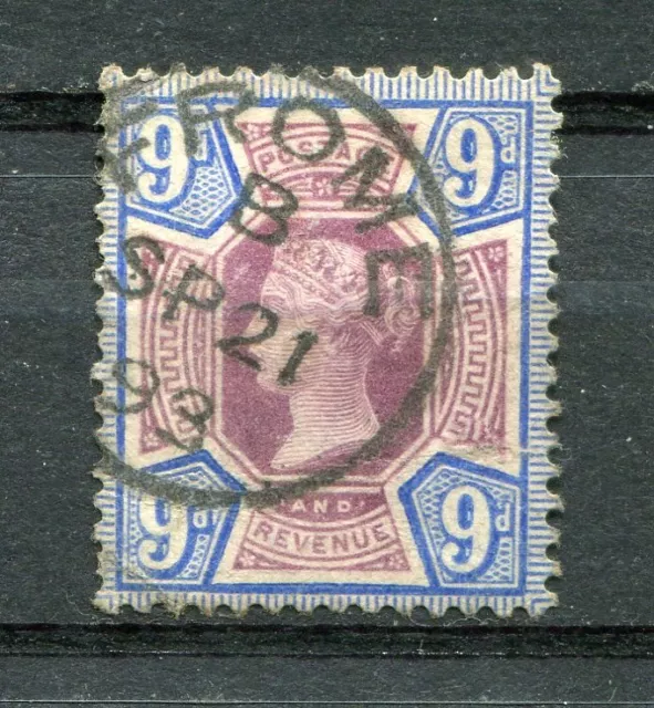 Great Britain, GB, 1887, Stamp Classic 101 Victoria Obliterated, VF Used Stamp