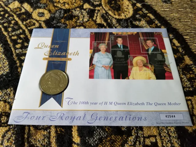 Great Britain First Day Cover - 5 Pounds 2000 Queen Mother 100th Birthday - Q44