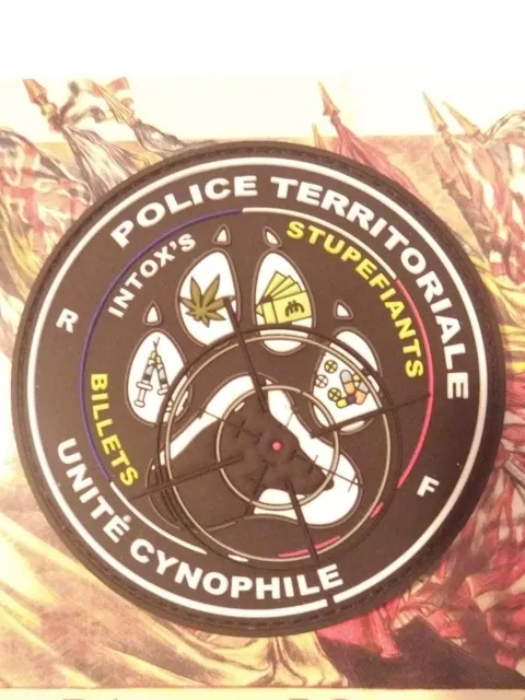 Ecusson / patch velcro Obsolète Police Municipale Territoriale Cynophile K9