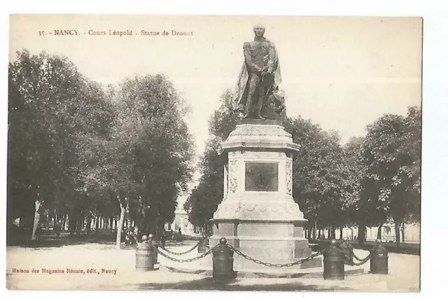 54  Nancy  Cours Leopold  Statue De Drouot