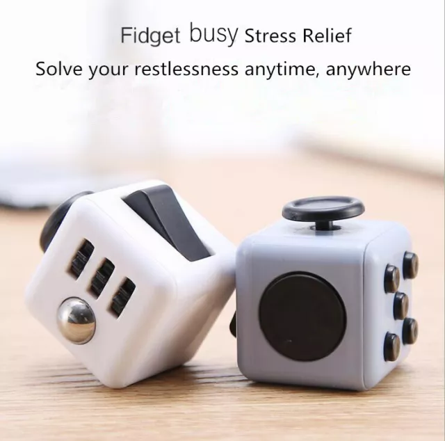 Hot Magic Fidget Cube Anti-anxiety Adults Stress Relief Focus Kids Fun ToyGiftHU 2