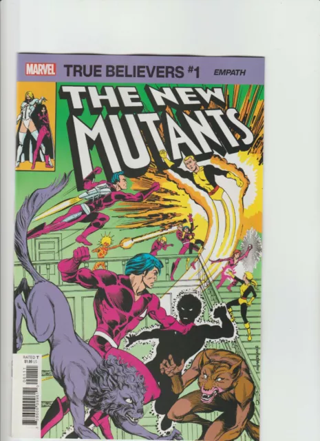 Marvel Comics New Mutants Empath #1 True Believers Reprint Nm