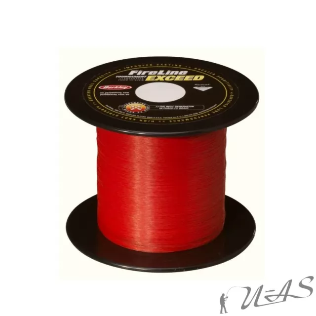 Berkley Fireline Tournament Exceed Angel Schnur 0,39mm 270M Rot Kva