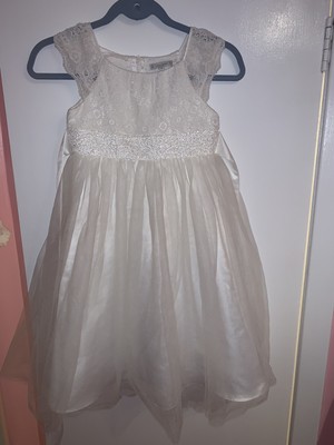 Age 8 John Lewis White Flower Girl Dress