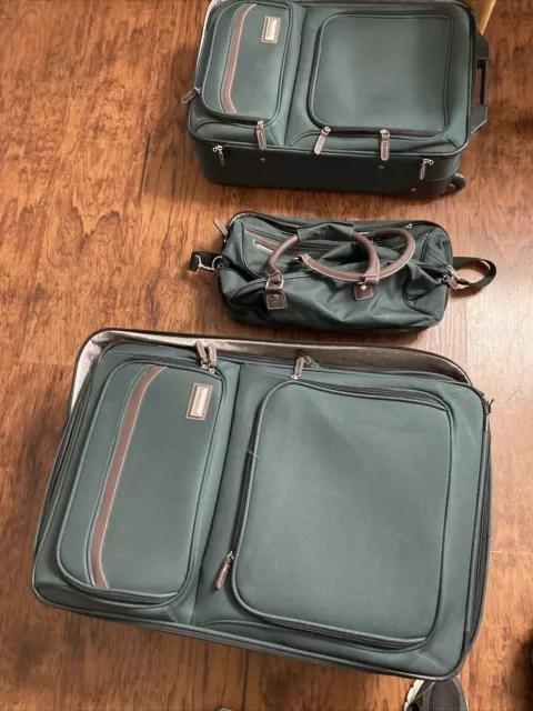 3 PIECE PROTOCOL luggage set large case 25.5 x5.5 x8.5 medium case 21x14x6 inch 195.00 PicClick