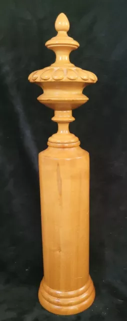 Wooden Turned Wood Pillar  Post Ornate Architecture