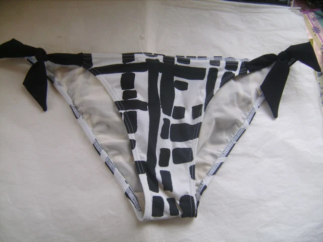 Haut De Bikini Rasurel Imprimé Marron Et Blanc - Taille 85D (bonnet D) - Neuf Avec étiquettes