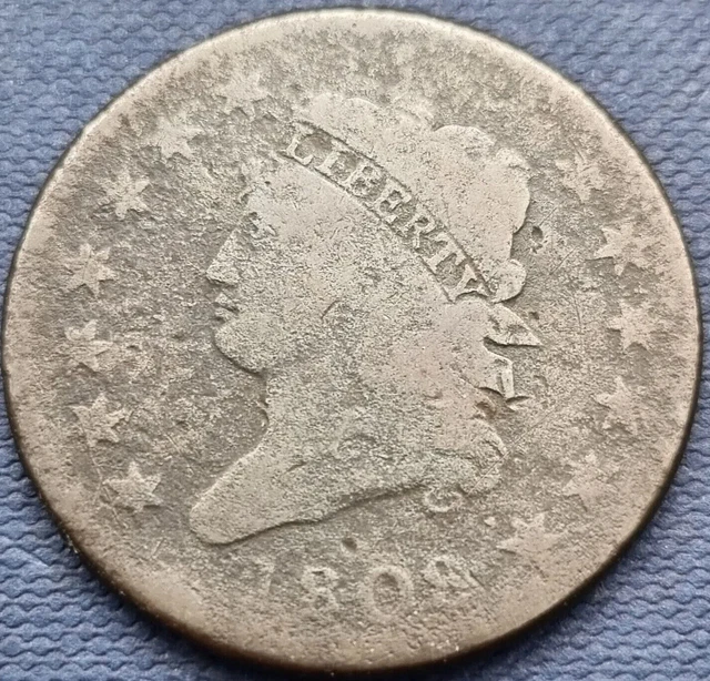 1808 Classic Head Large Cent 1c Nicely Circulated #50782