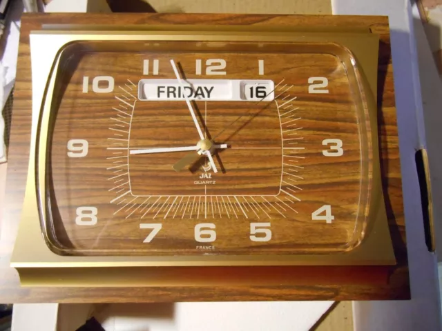 Horloge pendule formica JAZ NOS NEUVE BOITE old clock