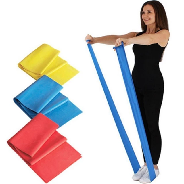 Resistance Exercise Band 1.5M/2M - YOGA Pilates - Strength Training Conditioning