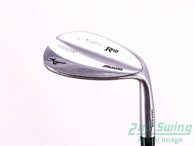 Mizuno MP-R 12 White Satin Chrome Wedge SW 56° Steel Wedge Flex Right 35.25in