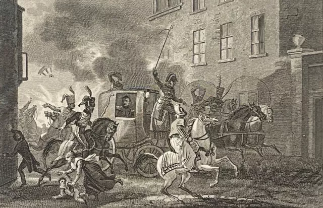Napoleon Bonaparte First Consul Attack Machine Tumbling 24 December 1800