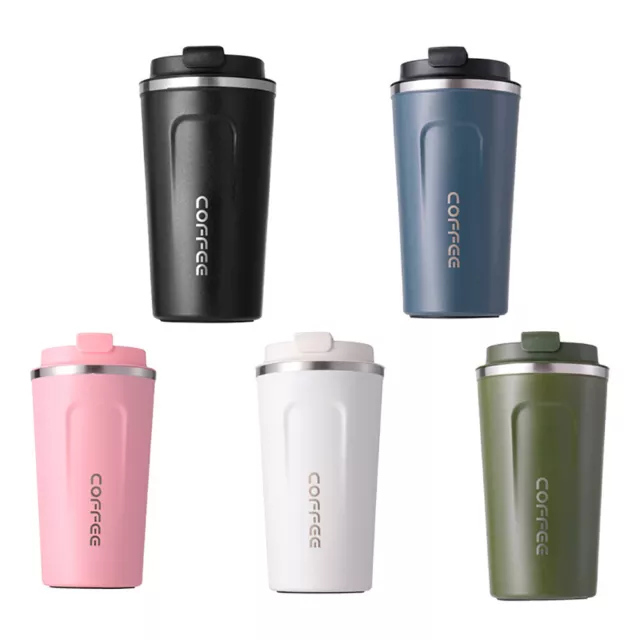 17 oz. Stainless Steel Coffee Cup, Double-Insulated Leak Proof Coffee Travel Mug