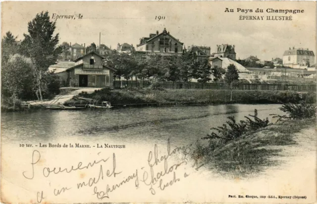 CPA ÉPERNAY - Les Bords de la MARNE (364096)