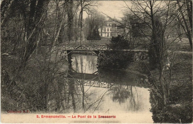 CPA ERMENONVILLE - Le Pont de la Brasserie (130472)