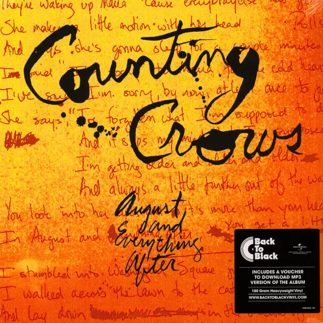 Counting Crows - August and Everthing After (Vinyl 2LP - 2017 - EU - Original)