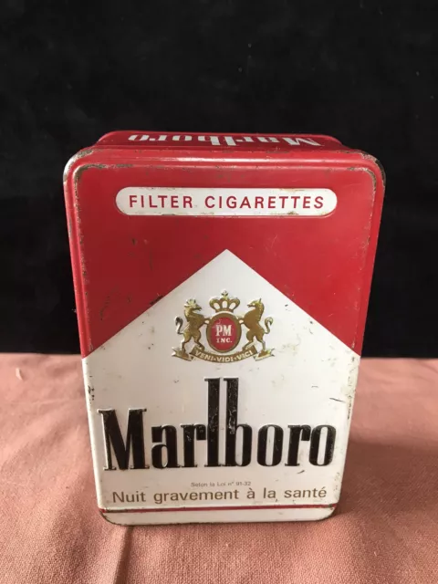 Boite Metal Cigarette Marlboro