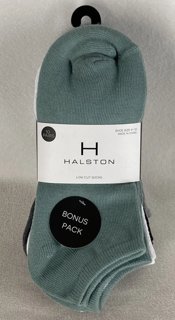 Halston Light Weight Low Cut Everyday Athletic Socks Shoe Size 4-10 Sock 9-11 Halston Light Weight Low Cut Everyday Athletic Socks Shoe Size 4-10 Sock 9-11