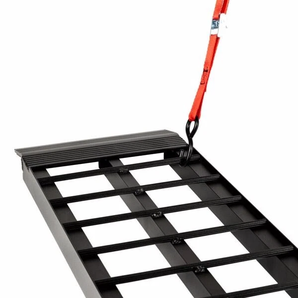2PCS 10FT Black ATV Truck Loading Ramp Motorcycle Aluminium Portable Trailer 600