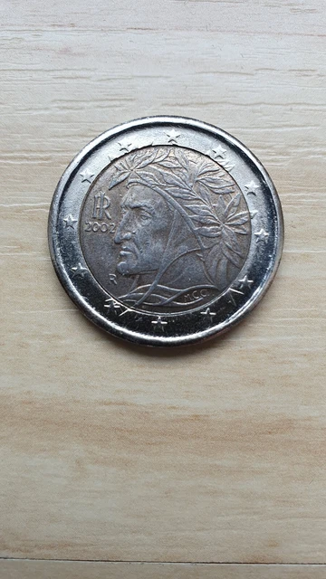1 Cent Münze Aus Italien Fehlprägung 2002 2 EURO MÜNZE Italien 2002 Dante Alighieri Fehlprägung Material sehr
