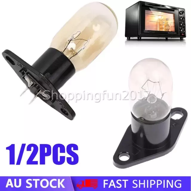 1/2X Microwave Oven Lamp Light Globe Bulb 20WATT for SAMSUNG LG SHARP PANASONIC