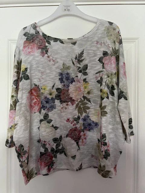 Girls River Island Thin Long Sleeve Top Jumper Age 9-10 Years