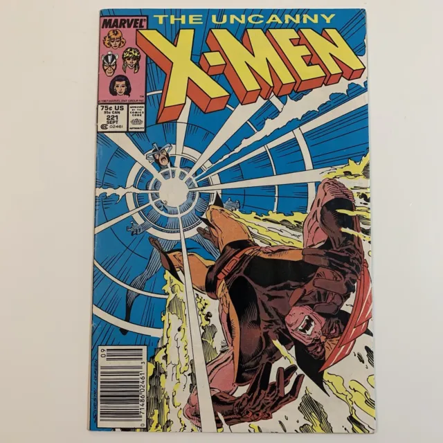 Uncanny X-Men 221 Newsstand Mid Grade 1st Appearance Of Mr Sinister Claremont