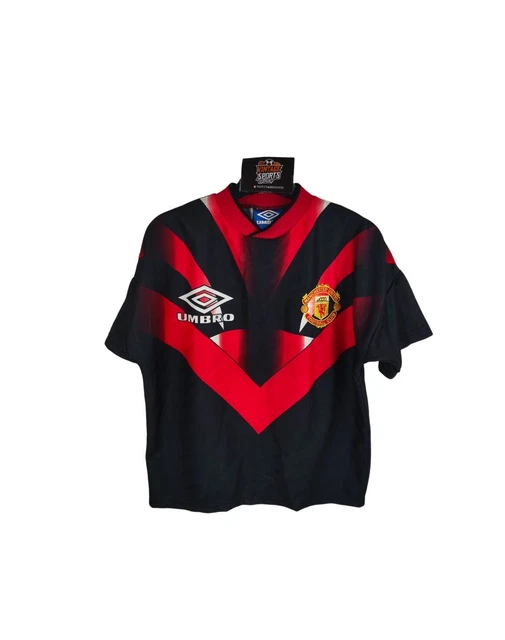 Maillot Vintage Manchester United 1995/1996 Extérieur Umbro - Taille XL - État Superbe